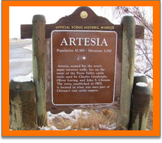 Artesia sign